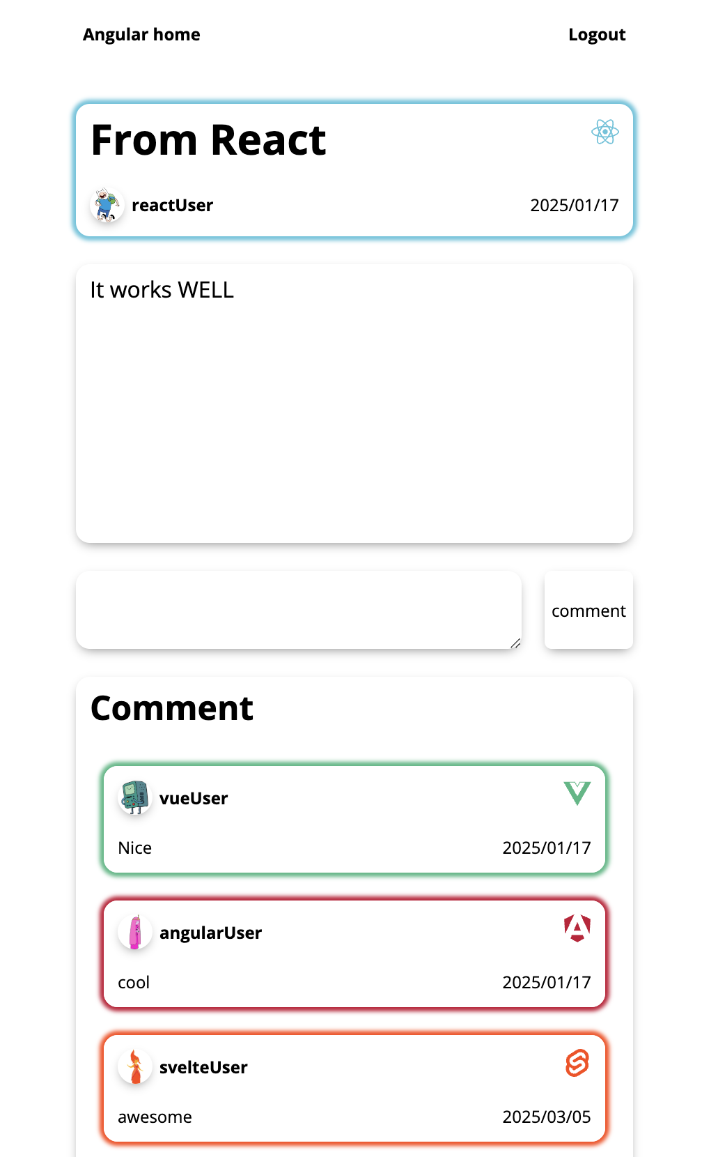 Content page